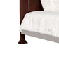 Transitional Wooden Queen Size Headboard with Camelback Design Brown By Casagear Home BM220465