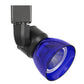 10W Integrated LED Track Fixture with Polycarbonate Head, Black and Blue By Casagear Home