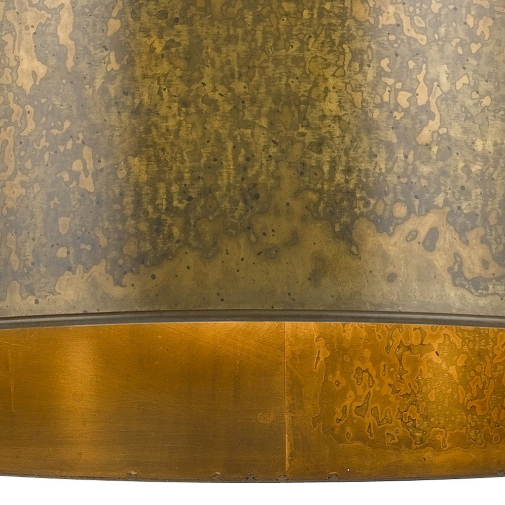 60 X 3 Watt Round Metal Frame Chandelier with 6 Foot Chain Distressed Gold By Casagear Home BM224864