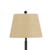 Metal Round 3 Way Floor Lamp with Spider Type Shade Dark Bronze By Casagear Home BM225109