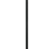 Metal Round 3 Way Floor Lamp with Spider Type Shade Dark Bronze By Casagear Home BM225109