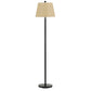 Metal Round 3 Way Floor Lamp with Spider Type Shade, Dark Bronze By Casagear Home