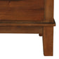 29’’ 2 Spacious Drawer Nightstand with Chamfered Legs Brown By Casagear Home BM225824