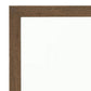 Transitional Style Wooden Frame Mirror with Grain Details Brown By Casagear Home BM225938