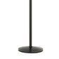 3 Light Lantern Design Metal Floor Lamp with Fabric Shades Black and Beige By Casagear Home BM227286