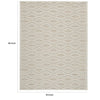 Rectangular Polypropylene Rug with Geometric Pattern Medium Beige By Casagear Home BM227544