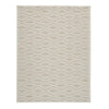 Rectangular Polypropylene Rug with Geometric Pattern Medium Beige By Casagear Home BM227544