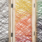 3 Panel Wooden Screen with Woven Reinforced Yarn Multicolor By Casagear Home BM228614