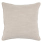 Textured Fabric Throw Pillow with Piped Edges Navy Blue and Beige By Casagear Home BM228906