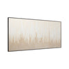 59.06’ Abstract Design Canvas Wall Art,Beige and Off White By Casagear Home BM231394