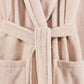 Marseille Fabric Bathrobe with Shawl Collar The Urban Port Beige By Casagear Home BM231754