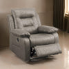 41 Inch Leatherette Power Recliner with USB Port Gray By Casagear Home BM232058