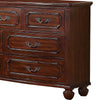 58 Inches 7 Drawer Engraved Wooden Dresser Brown By Casagear Home BM232126