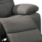 Stitched Leatherette Power Motion Loveseat with Pillow Top Arms Gray By Casagear Home BM232634