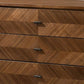 63 Inch Mid Century Modern 6 Drawer Dresser Brown By Casagear Home BM232784