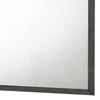 Wall Mirror with Rectangle Frame and Natural Wood Grain Details Gray By Casagear Home BM232852