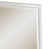 Wooden Wall Mirror with Rectangular Framework White By Casagear Home BM232976