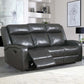 Upholstered Sofa with USB Port and Pillow Backrest Black By Casagear Home BM233101