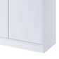 47 Inch 2 Door Wooden Shoe Cabinet White By Casagear Home BM233177