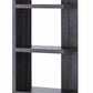 71 Inch Wooden Open Back Display Cabinet with 5 Shelves Gray By Casagear Home BM233181