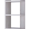 71 Inch Wooden Open Back Display Cabinet with 5 Shelves White By Casagear Home BM233183