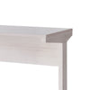 30 Inch Rectangular Wooden Desk with L Legs White By Casagear Home BM233187