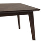 83 Inch Rectangular Mid Century Wooden Dining Table Brown By Casagear Home BM233630