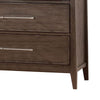 Wooden Chest with Multiple Drawers and Bar Handles Gray By Casagear Home BM233801