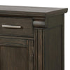 60 Inches 3 Drawer Wooden Server with 3 Doors Brown By Casagear Home BM233807