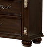 66.75 Inches 11 Drawer Dresser with Carved Details Brown By Casagear Home BM233821