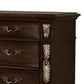 66.75 Inches 11 Drawer Dresser with Carved Details Brown By Casagear Home BM233821