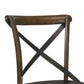 Wooden Crossback Side Chairs with Saber Legs Set of 2 Brown By Casagear Home BM235429