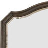 43.5 Inches Scalloped Mirror with Molded Details Brown By Casagear Home BM235524