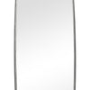 60 Inch Full Length Metal Frame Contemporary Mirror Silver By Casagear Home BM239257