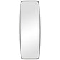 60 Inch Full Length Metal Frame Contemporary Mirror, Silver By Casagear Home