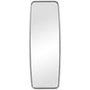 60 Inch Full Length Metal Frame Contemporary Mirror, Silver By Casagear Home