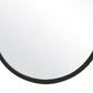 20 Inch Contemporary Style Oblong Shape Mirror Black By Casagear Home BM239261