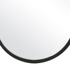 20 Inch Contemporary Style Oblong Shape Mirror Black By Casagear Home BM239261