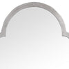 Sleek Elongated Quatrefoil Frame Mirror Silver By Casagear Home BM239294