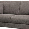 74 Inches Sofa with Fabric Padded Seat and Metal Legs Gray By Casagear Home BM239846