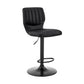 21 Inch Metal and Leatherette Swivel Bar Stool Black By Casagear Home BM240739