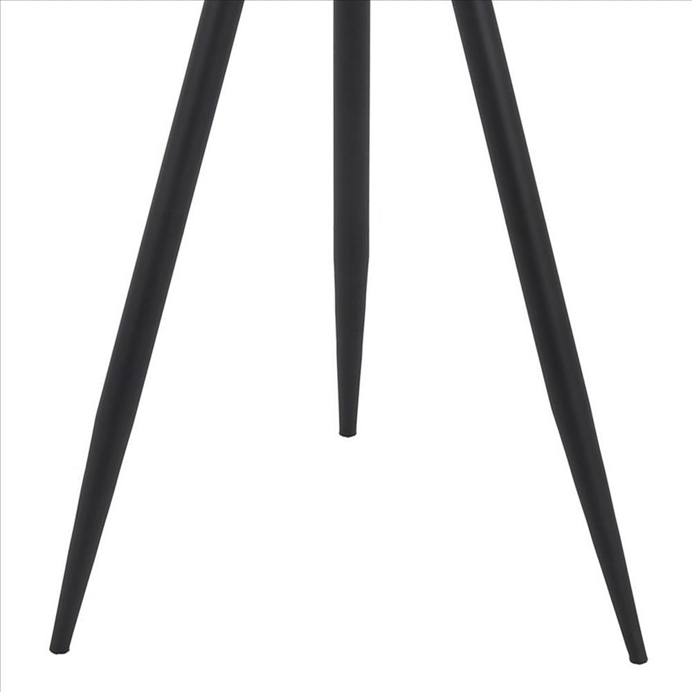 29.5’’ Dome Lattice Metal Planter with Tripod Peg Legs Set of 2 Black By Casagear Home BM241064