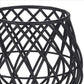 29.5’’ Dome Lattice Metal Planter with Tripod Peg Legs Set of 2 Black By Casagear Home BM241064