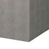 Side Table with Square Frame and Faux Shagreen Accent Gray By Casagear Home BM241175