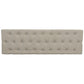 Bench with Button Tufting and Pull Out Storage Beige By The Urban Port BM241906