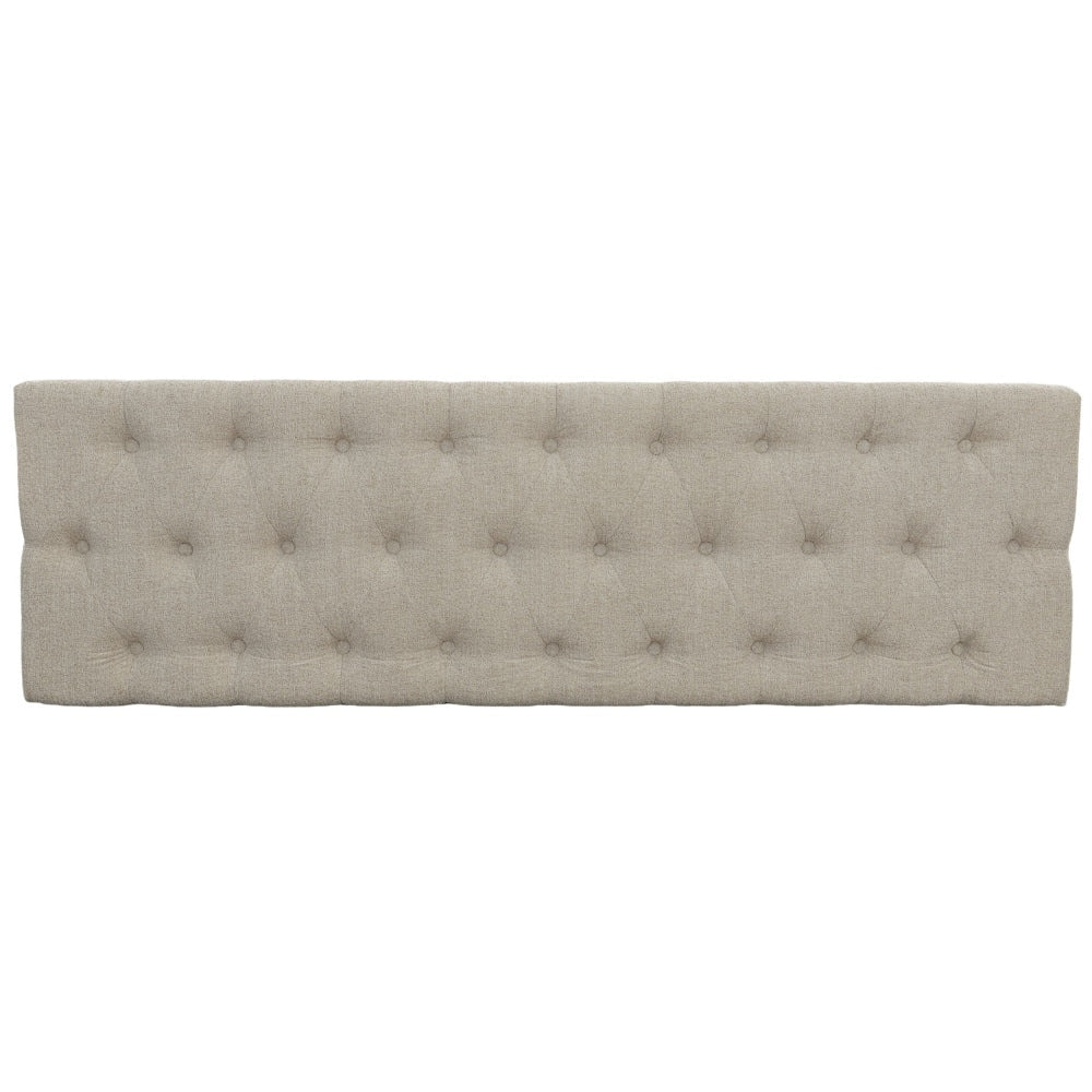 Bench with Button Tufting and Pull Out Storage Beige By The Urban Port BM241906