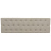 Bench with Button Tufting and Pull Out Storage Beige By The Urban Port BM241906