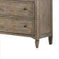 Dresser with 8 Storage Drawers and Turnip Feet Natural Brown By Casagear Home BM241938