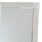 Rectangle Beveled Mirror with Mother of Pearl Accent Silver By Casagear Home BM242251