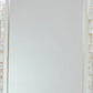 Beveled Mirror with Mother of Pearl Strip Accent Silver By Casagear Home BM242252